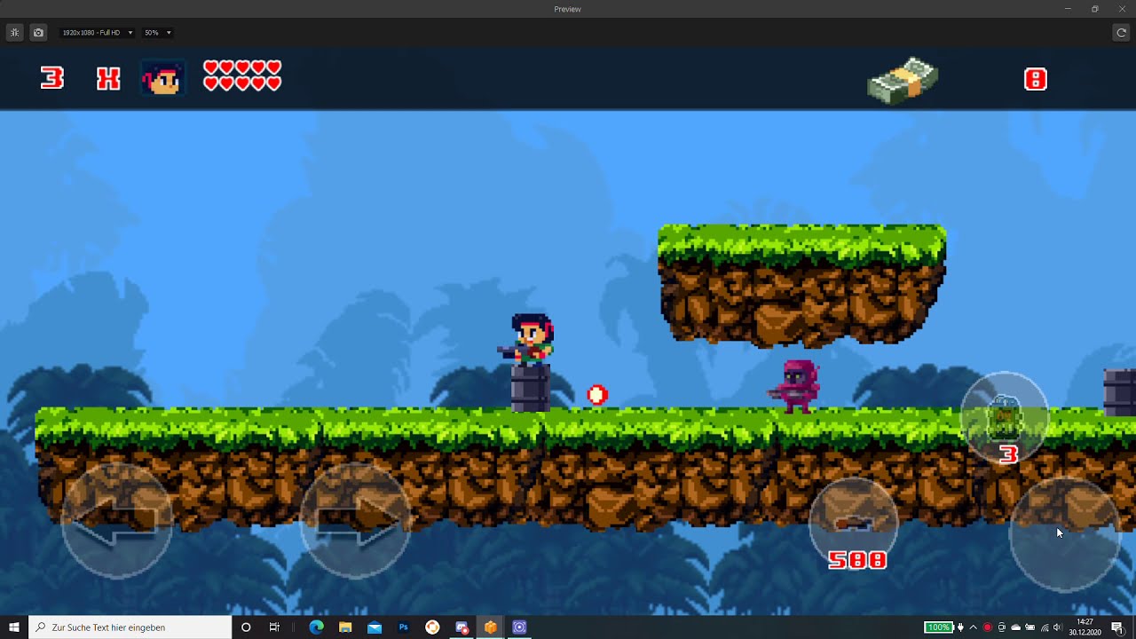 Buildbox 2 shooter with AI enemy - YouTube
