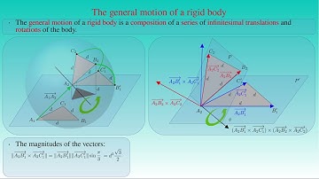 Mechanics 6 - Kinematics and statics of rigid bodies