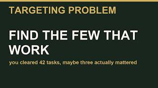 The 80/20 Rule: Find the Few Things Actually Working