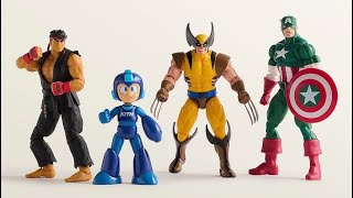 New Marvel Legends Kith x Marvel vs Capcom action figures official Preorder info Hasbro Jada Toys