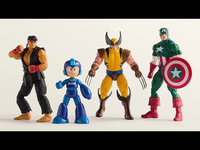 New Marvel Legends Kith x Marvel vs Capcom action figures official