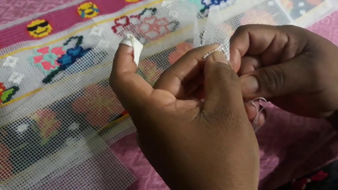 COMO EMPATAR UN CANEVA DE LA MANERA MAS FÁCIL