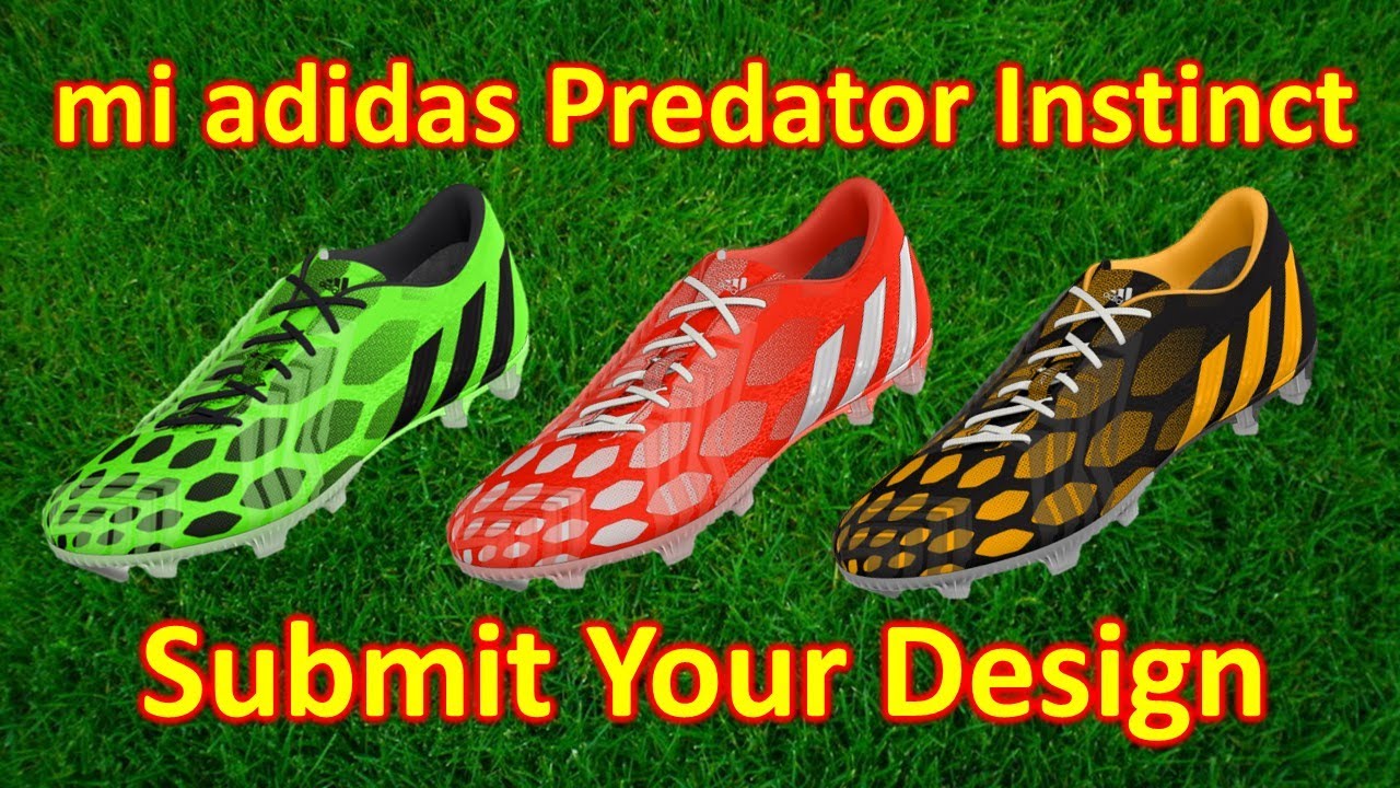 mi adidas Predator Instinct - Help Me Pick a Design - YouTube