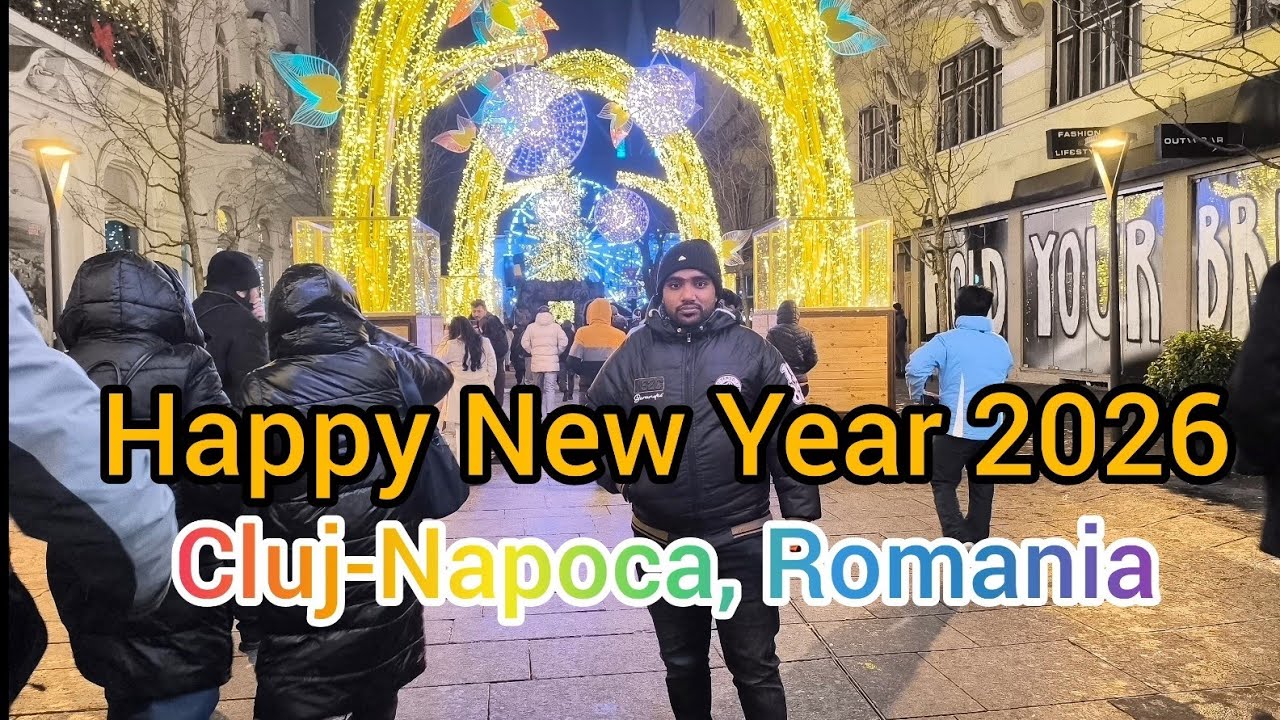 Cluj-Napoca, Romania Happy New Year 2026