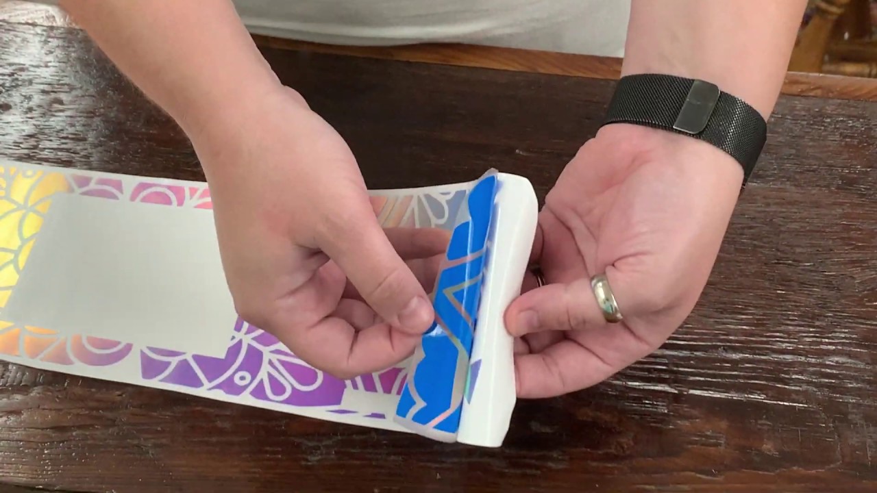 How to remove your decal from backing. - YouTube
