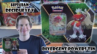 Pokemon Divergent Powers Tin Opening