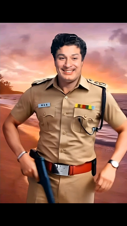 MGR as police officer #mgr #makkalthilakammgr