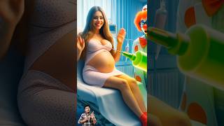 🥰 Evolution of baby: Women pregnant in hospital 🥰 #cat #cute #love #shorts