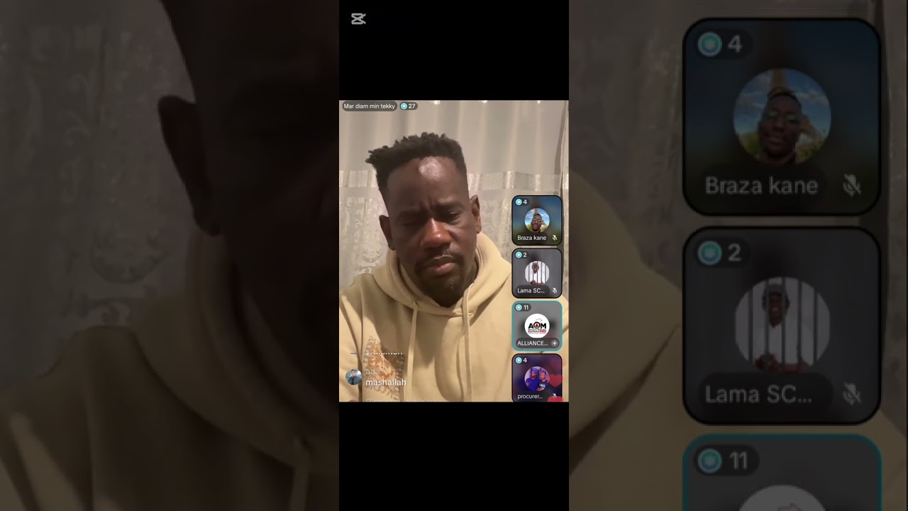 Débat entre jeunes mauritaniens avec Mar diam min tekky