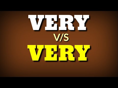 Video: Warum ist very ein Adverb?