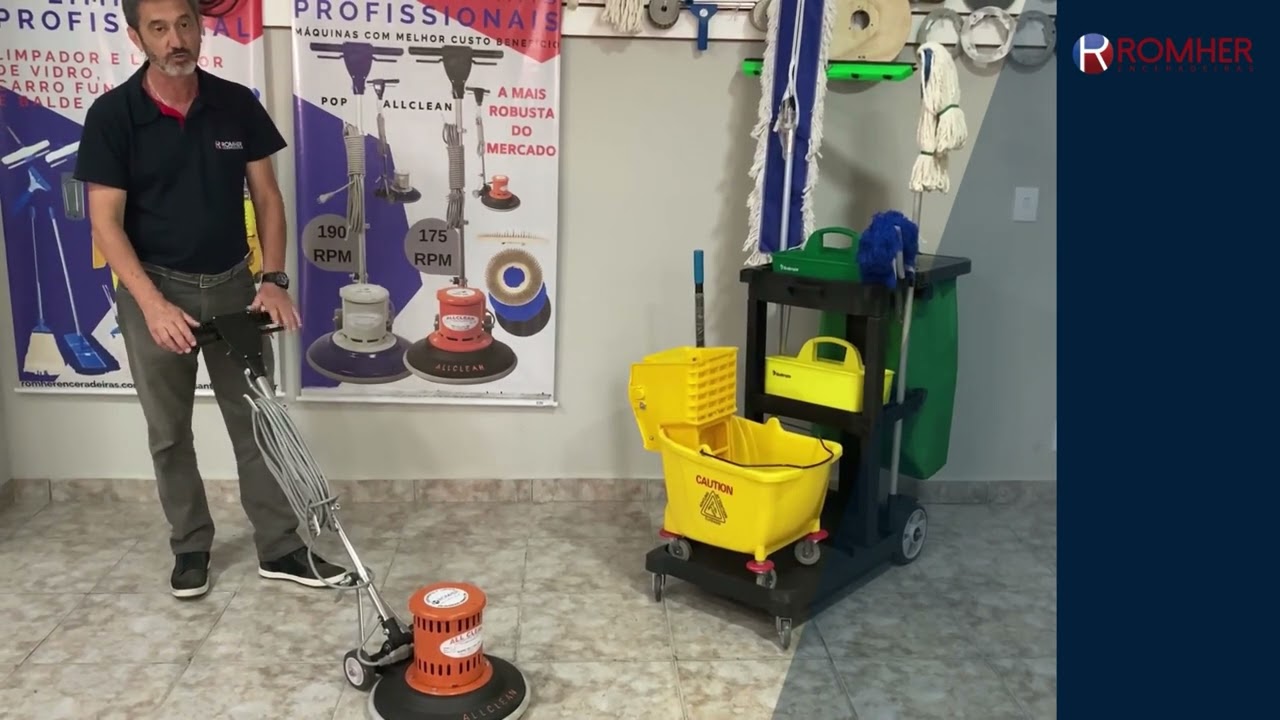 Enceradeira industrial Romher Allclean