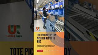 Tote Picking System for Warehouses | Increase Picking Speed and Accuracy #totesystems #rack