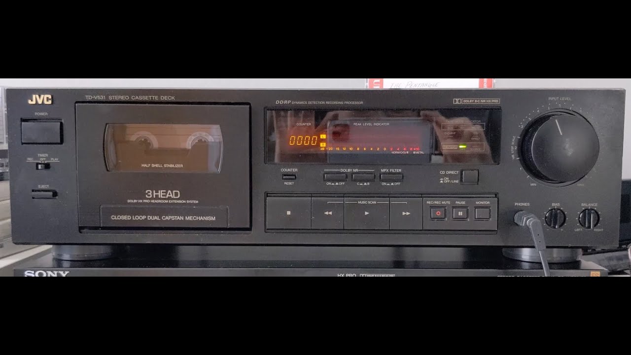 1990 JVC TD-V531 3-Head Cassette Deck - How to Calibrate Without Built-in  Tone Generator - YouTube