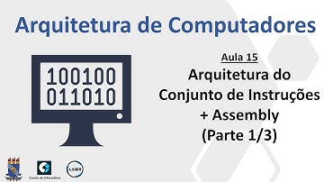 Aula 15 - Arquitetura do conjunto de instruções + Assembly (Parte 1/3)