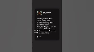 Thumbnail of The Weeknd- Save Your Tears