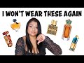 PERFUMES I WONT REPURCHASE | PERFUMES IN MY COLLECTION THAT I WILL NEVER WEAR AGAIN| BLIND BUY FAILS