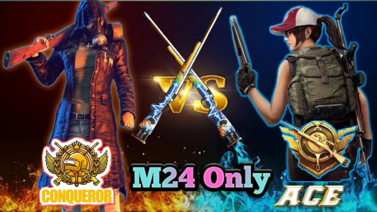 1 vs 1 only m24 TDM match in pubg mobile - Real king of m24 - Best ...