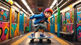 Metro Rush. Subway Dash. Railway Runners. Tunnel Escape|| subway 🏄‍♂️ surf game 🎮 screenshot 2