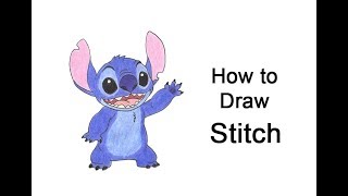 How to Draw Stitch (Full Body)