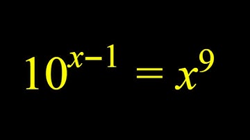 A Non-standard Exponential Equation