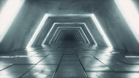 Flying in Futuristic Tunnel with Fluorescent Ultraviolet Lights | Motion Graphics - Videohive