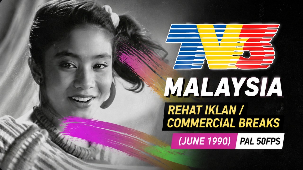TV3 Malaysia - Rehat Iklan/Commercial Breaks (June 1990) (PAL 50FPS)