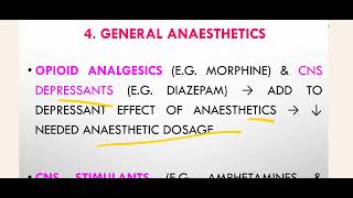 Drug interaction CNS last lecture بفضل الله