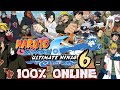 JOGANDO O MOD DO  NARUTO SHIPPUDEN ULTIMATE NINJA 6  ONLINE COM OS INSCRITOS