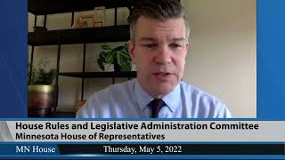 House Rules and Legislative Administration Committee 5/5/22