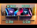 M1 Pro vs M1 Max MacBook Pro ULTIMATE in depth comparison!