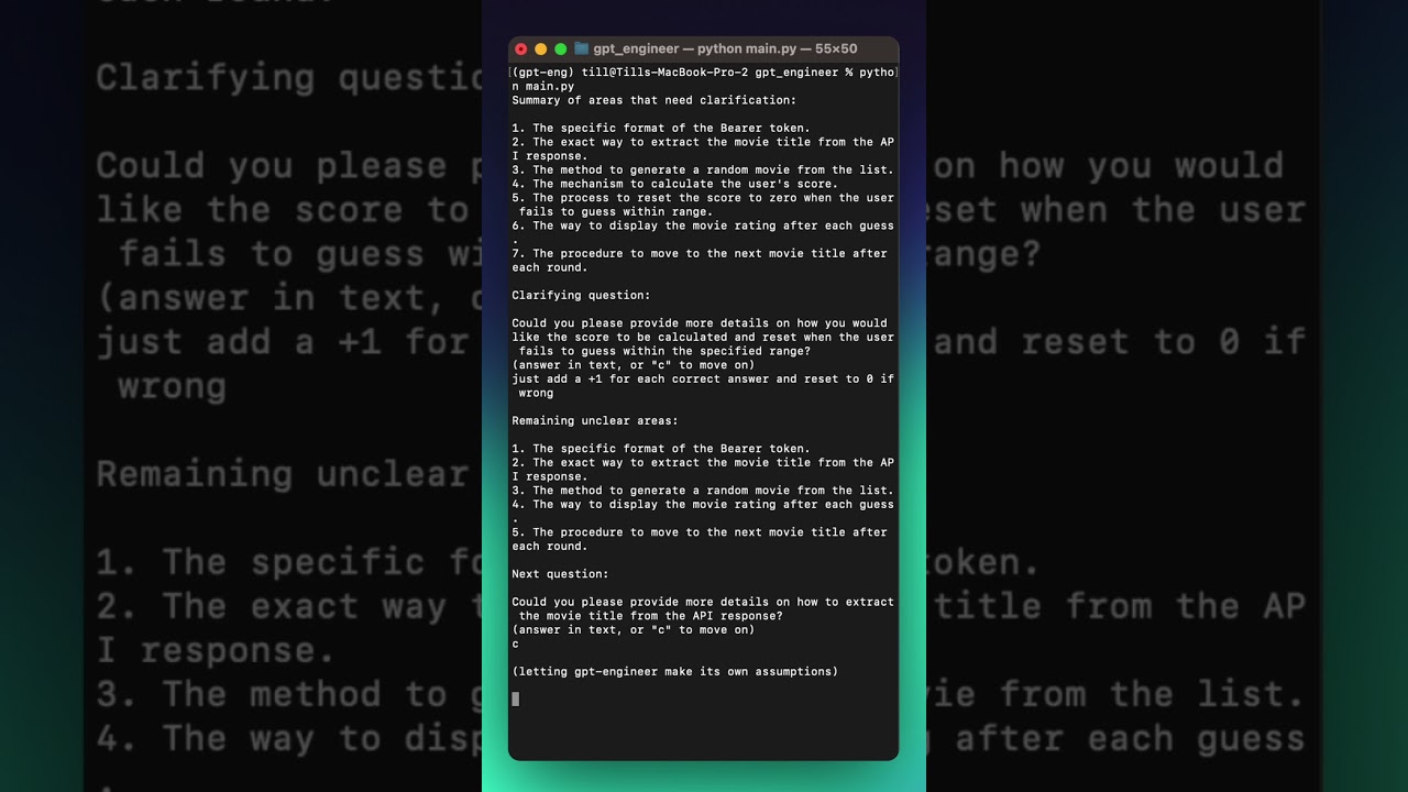 GPT Engineer: Code a Complete App in One Prompt