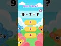 ✨ Kids Math Challenge: 9 - 7 = ?