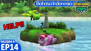 【GOGODINO EXPLORERS II】EP14 Troodon Yang Pandai | Kartun Anak | Lagu | Indonesia | Musim 4