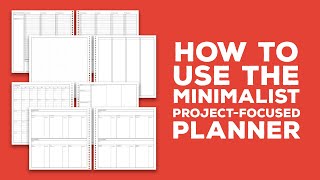 LIVE - How to Use the Minimalist Project-Focused 2024 Planner