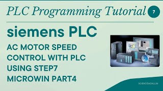 PLC Course: AC Motor Speed Control With PLC using Step7 Microwin Part4