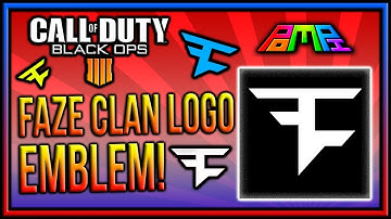 FaZe CLAN LOGO EMBLEM: COD BO4 FaZe Clan Logo Emblem Tutorial! EASY FAZE LOGO EMBLEM BO4! PomPi