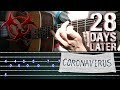 How to play 28 Days Later Fingerstyle Guitar+TABS