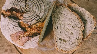 Przepis na chleb na zakwasie🍞Jak zrobić domowy chrupiący chleb z garnka