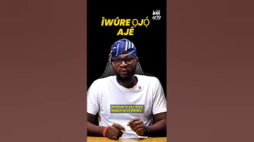 Ọjọ Ajé The Day Set Aside To Honour Commerce And Prosperity May The Day Favour Us ÀṢẸ Waasere 