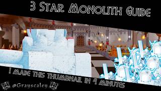 3 Star Monolith Tumore GUIDE (Investment Route) /// The Battle Bricks