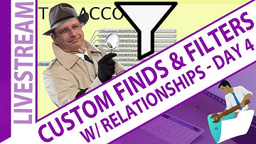 Build Custom Finds and Filters Using Relationships in FileMaker - Day 4