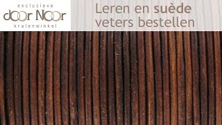 Leren Veters Bestellen Bij Webwinkel Door Noor