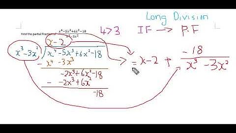 DBM10013 ENGINEERING MATHEMATICS 1: 1.3 PARTIAL FRACTION -  IMPROPER FRACTION PART 2