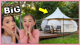 We Slept in a Yurt! (Glamping) | Our Big Adventure