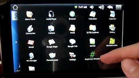 aPad running Rogerbraun Cutom firmware 5.1 007 cnPad.info