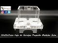 Vídeo: 10x10x7cms Caja de forrajeo Pequeña Modular Seta