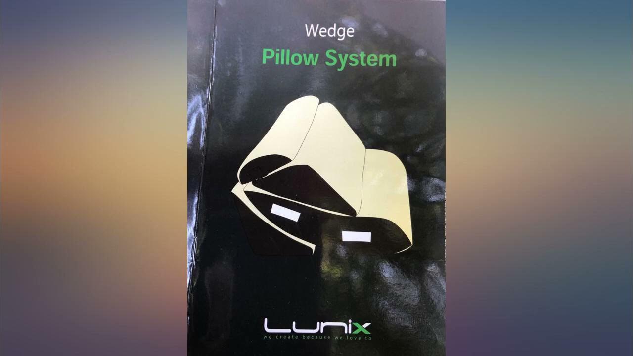 Lunix LX5 4pcs Orthopedic Bed Wedge Pillow Set, Post Surgery Memory