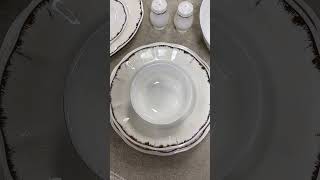 Porio Latia 74 Parça Bone China 24 Servisli 12 Kişilik Porselen Yemek Takımı