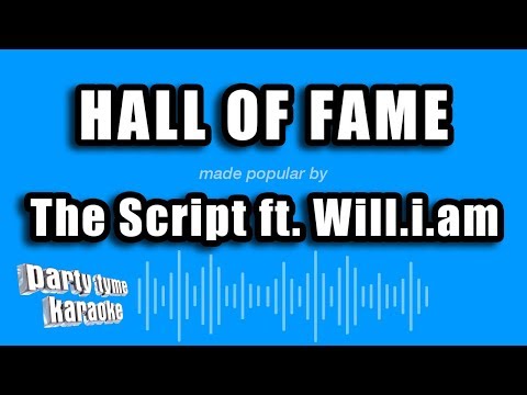 The Script ft. Will.i.am - Hall of Fame (Karaoke Version)