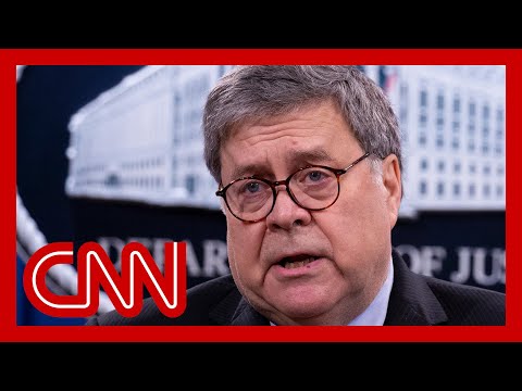 Barr rebukes Trump's baseless election fraud claims